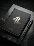 S4L Executive Black Pen with metallic logo